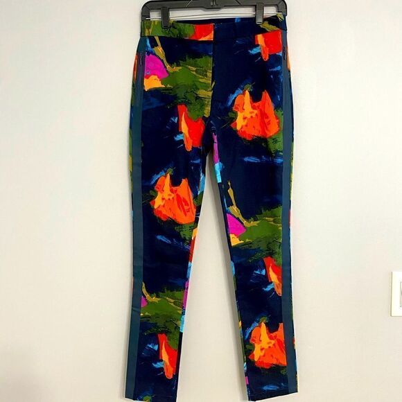 Kate Spade Saturday Colorful Skinny Ankle Pants Women Size 2 - Picture 1 of 7